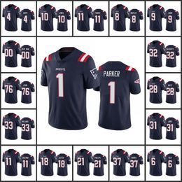 New England''Patriots''Men #10 Mac Jones 4 Bailey Zappe 9 Matthew Judon 11 Julian Edelman Women Youth Navy Custom Vapour Limited Jersey