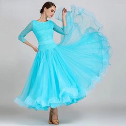 Stage Wear Ballroom Dance Competition Dresses Waltz Standard Dress Tango Foxtrot Modern Costumes