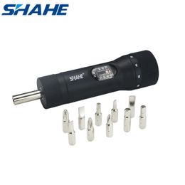 SHAHE 14 Drive Torque Screwdriver Wrench Set 1070 Inlb 10 Pieces Bits for Maintenance Tools Bike Repairing and Mounting 240123