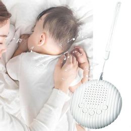 White Noise Sound Machine Portable Baby Sleep Machine 10 Soothing Sounds Volume Adjustable Built-in Rechargeable Battery USB 240130