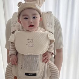 3Pcsset Baby Bibs Sucking with Chest Bite Towel Shoulder Waist Stool Accessories Saliva 240125