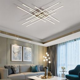 Chrome Modern LED ceiling chandeliers for the living room bedroom kitchen chandelier lighting AC85-265V plating lustre Fixtures MY231t