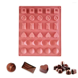 Baking Moulds 30 Cavity Multi Style Silicone Cake Mould Cookies 3D DIY Handmade Kitchen Reuse Tools Decorating Mousse Making Mould