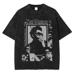 Men's T Shirts 2024 Hip Hop Rapper Graphic Print T-shirt Men Casual Crew Neck T-shirts Oversized Short Sleeve Tee Shirt Streetwear Unisex