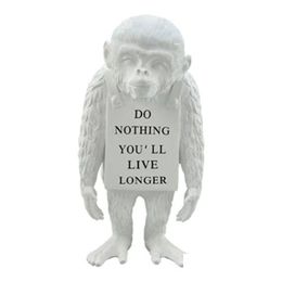 Movie & Games New Spot Simple Trend Banksy Jointly Named Doll Scpture Monkey Sign Handmade Ornament 25-36Cm Drop Delivery Toys Gifts A Dhaqt