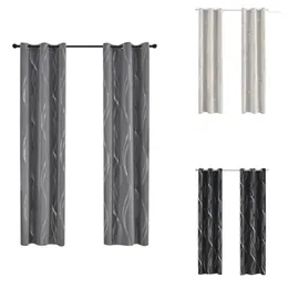 Curtain BEAU-Blackout Curtains 52 X 84 Inch 2 Panels Set Grommet Thermal Insulated Room Darkening Window