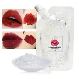 Lip Gloss 50Ml Clear Base Gel Glaze Material Odorless Moisturizing Verl Lipgloss For Diy Kit Drop Delivery Health Beauty Makeup Lips Otuyv