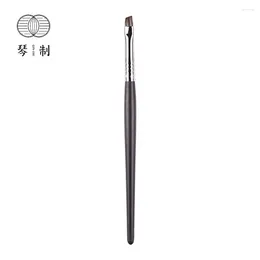 Makeup Brushes QINZHI Professional Handmade Make Up Brush G079 Small Angled Eyebrow Resilient Raccoon Dog Hair