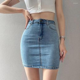 Skirts Skinny Pencil Denim Mini For Women Sexy Cute Japan Fashion Casual Streetwear Ladies Jean Skirt Female Wholesale