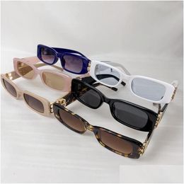 Sunglasses Fashion Small Rec Logo Women Men 2023 Esign Ladies Skinny Outdoor Shop Shade Retrosunglasses Drop Delivery Dhcqg