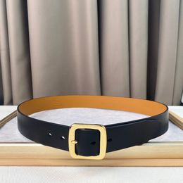 Buckle Gold Leather Belt Luxury Men Fashion Waist Belt Waistband Trousers & Jeans Belts Unisex