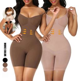 Seamless Bodysuit Compression Open Crotch Shapewear Women Push Up Fas Colombianas Corset Slimming Butt Lifter Full Body Shaper