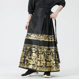 Men's Pants Men Wide Chinese Skirt Harajuku Style Harem Male Vintage Loose Casual Woman Trousers Big Size 5XL