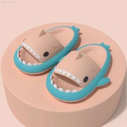 discount Casual Shoes Shark Summer Slippers Sliders Men Women Kids Slides Pink Blue Grey Memory Foam Sandals Soft Thick Cushion Slipperfqzv#