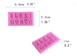 Baking Moulds Number Silicone Mold Fondant Cake Decorating Tools Chocolate Kitchen Mould