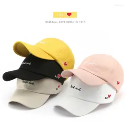 Ball Caps Cotton Baseball Cap For Men Women Summer Visors Letter Embroidery Casual Girls Boys Snapback Hats Unisex Peaked