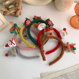 Christmas headband, elk horn, snowman, cute headband, Christmas headband, face washing and makeup headband, hair accessories with pressure