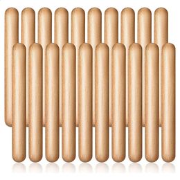 20Pieces 8 Inch Kids Rhythm Sticks Music Lummi Classical Wood Claves Musical Percussion Instrument 240131