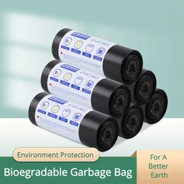 Biodegradable Garbage Bag Household Eco-friendly Trash Bag Degradable Cleaning Bag 240129