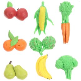 Decorative Flowers Vegetables Simulation Ornaments Lovely Fruit Figurines Shop Display Fruits Models Plastic Toys Child