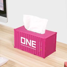 Container Model Toy Mini Container Tissue Box Family Room Desktop Restaurant Tissue Storage Decorative Gifts Custom 240127