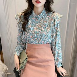 Women's Blouses Korean Fashion Shirts And 2024 Autumn Long Sleeve For Women Elegant Female Clothing Basic Ladies Tops Casual