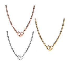 Pendants 925 Silver Necklace Rose Gold Charming Personality For Fine Jewelry Making Fit Women Gift Bracelet Party Travel Christmas Gift