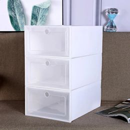 3Pcs/set Shoe Hanger Simple Household Plastic Shoe Box Multifunctional Living Room Storage Box Shoe Organise Books Snacks Sundry 240131