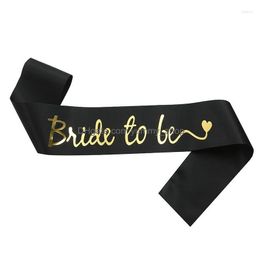 Party Decoration Bachelor Bride Bridesmaid Shoder Strap Letter Bronzing To Be Ceremonial Team Wedding Supplies Drop Delivery Home Ga Dhcfx