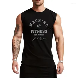 Men's Tank Tops Summer Cotton Gym Top Men Slim Fit Bodybuilding Fitness Sleeveless T Shirt Workout Clothing Mens Sportswear Muscle Vests