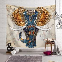 Tapestries Dormitory Background Cloth Ins Hanging Tapestry Decoration Bedroom Wall Room Wind Layout Bedside254P Drop Delivery Home Ga Dhuko