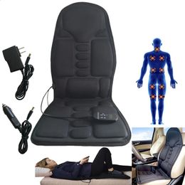 Massage Chair neck Massager back Electric Car Seat Vibrator Back Neck massagem Cushion Heat Pad For legs Waist Body Massageador 240119