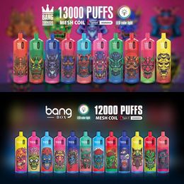 Original Bang tornado 13000 13k bang box 12000 12k puff Disposable E cigarettes vape Pod Device 650mAh 23ml Prefilled Cartridge Vs puff 12000 9000 9k 12k 10000 Vaper