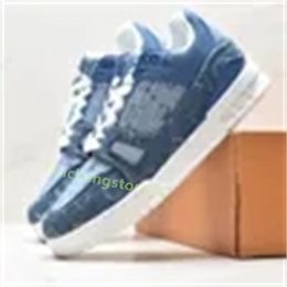2024 fashion printing lovers Luxury casual skate shoes designer White sneakers mens women low cut platform classic black white grey trainers 36-45 L41