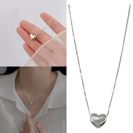 Chains 925 Sterling Silver Love Necklace Female Instagram Minority Design Sense Of Light Luxury Stacked Necklaces Layering