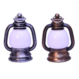 Candle Holders 2 Pcs Lantern Small Lamp LED Hanging Lights Home Decor Chandelier Lamps Plastic