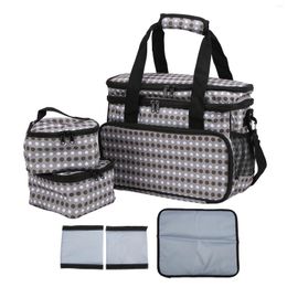 Storage Bags Double Layer Pet Travel Bag Foldable Portable Durable Oxford Cloth Easy To Use Breathable With Cushion