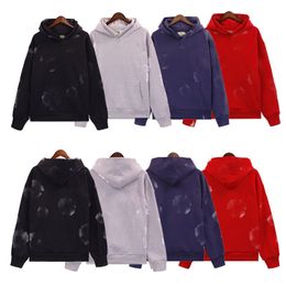 Designer Hoodies Terno Mens Mulheres Triplo Preto Rosa Vermelho Marinha Bule Cinza Algodão Casual Hoodies Moda Tamanho S-XL