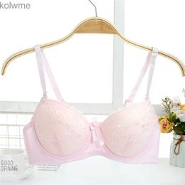 Bras High quality underwire push up bra gathered breast woman bra double cup Push Up T Shirt Bra YQ240203
