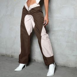 Women's Pants Y2k Women Streetwear Tech Cargo Korean Parachute Track Sweatpants Oversize Wide Leg Joggers Trousers Clothes