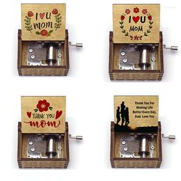 Decorative Figurines You Are My Sunshine Music Box Color Print Thank Mom Dad Love Mum Home Decoration Father Mother Gift