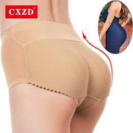 CXZD Women Padded Butt Lifter Panty Body Fake Hip Shapwear Underwear Briefs Plus Size Shaper