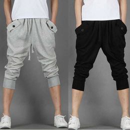Full Supply of Summer Korean Version Mens Harun Sports Pants Cropped on Taobao for Men
