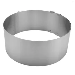 Baking Moulds Cake Ring 6 To 12 Inch Adjustable Round Stainless Steel Mousse Mould Bakeware Tools Decorating Mould