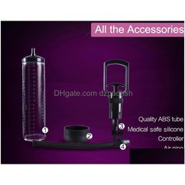 Other Health Beauty Items Vacuum Penis Extender Enlarger Toy For Men Pump Masturbation Stimator Usb Charging Male Toys 03 Drop Deli Dh8Xi