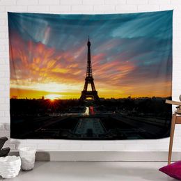 Scenery Wall Hanging Landscape Tapestry Cloth Beach Mat Home Decoration Aesthetic Room Decor Mural Hippie Tapiz 240127