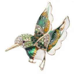 Brooches 1Pcs Lovely Brooch Elegant Hummingbird Shaped Corsage Decorative Breastpin Clothes Pin For Girls Women