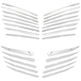 Car Organizer Stainless Steel Front Bumper Top Lower Grille Trim