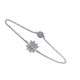 Swarovskis Bracelet Designer Women Original Quality Charm Bracelets Loves Magic Daisy Invisible Magnetic Buckle Bracelet Element Crystal Bracelet