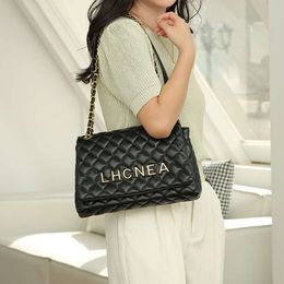 Large Capacity for Women in Early Autumn , New able Diamond Grid Chain Bag, Niche Women's Texture Single Shoulder Crossbody Bag 2024 78% Off Store wholesale